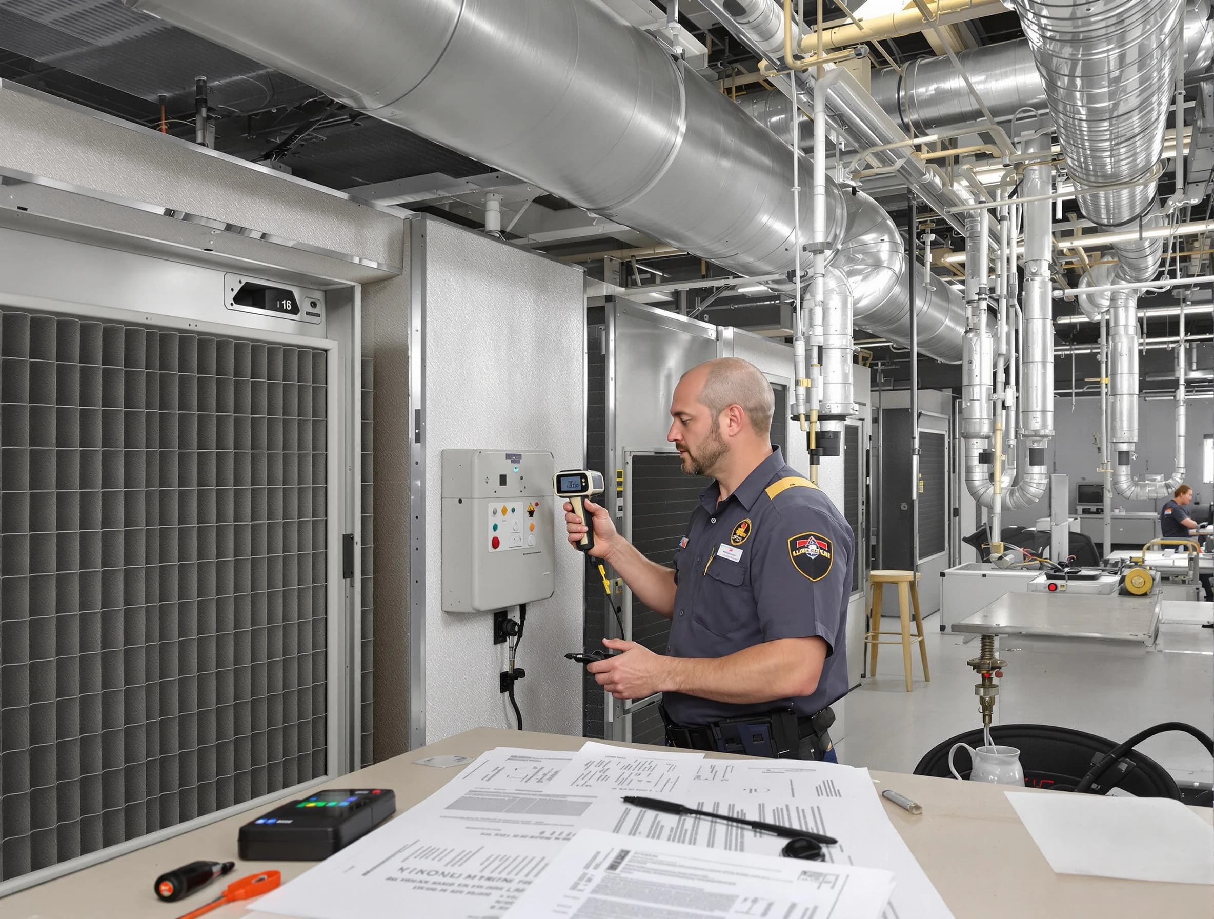 Professional filter system inspection by Tooele Air Duct Cleaning in Tooele