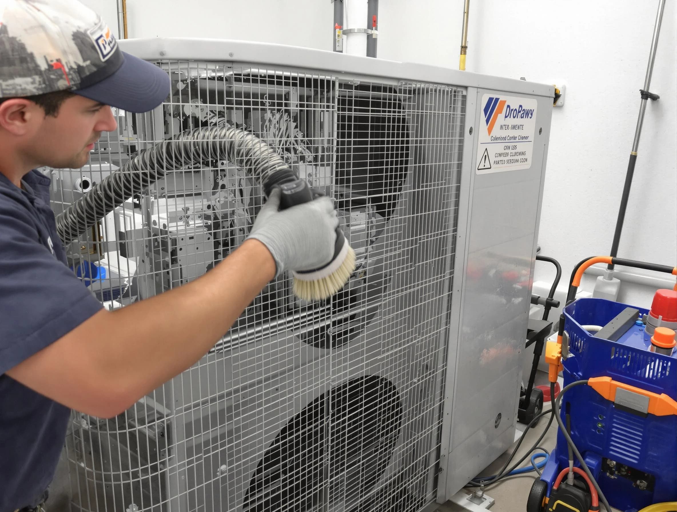Tooele Air Duct Cleaning specialist performing precision AC coil cleaning for improved system performance in Tooele