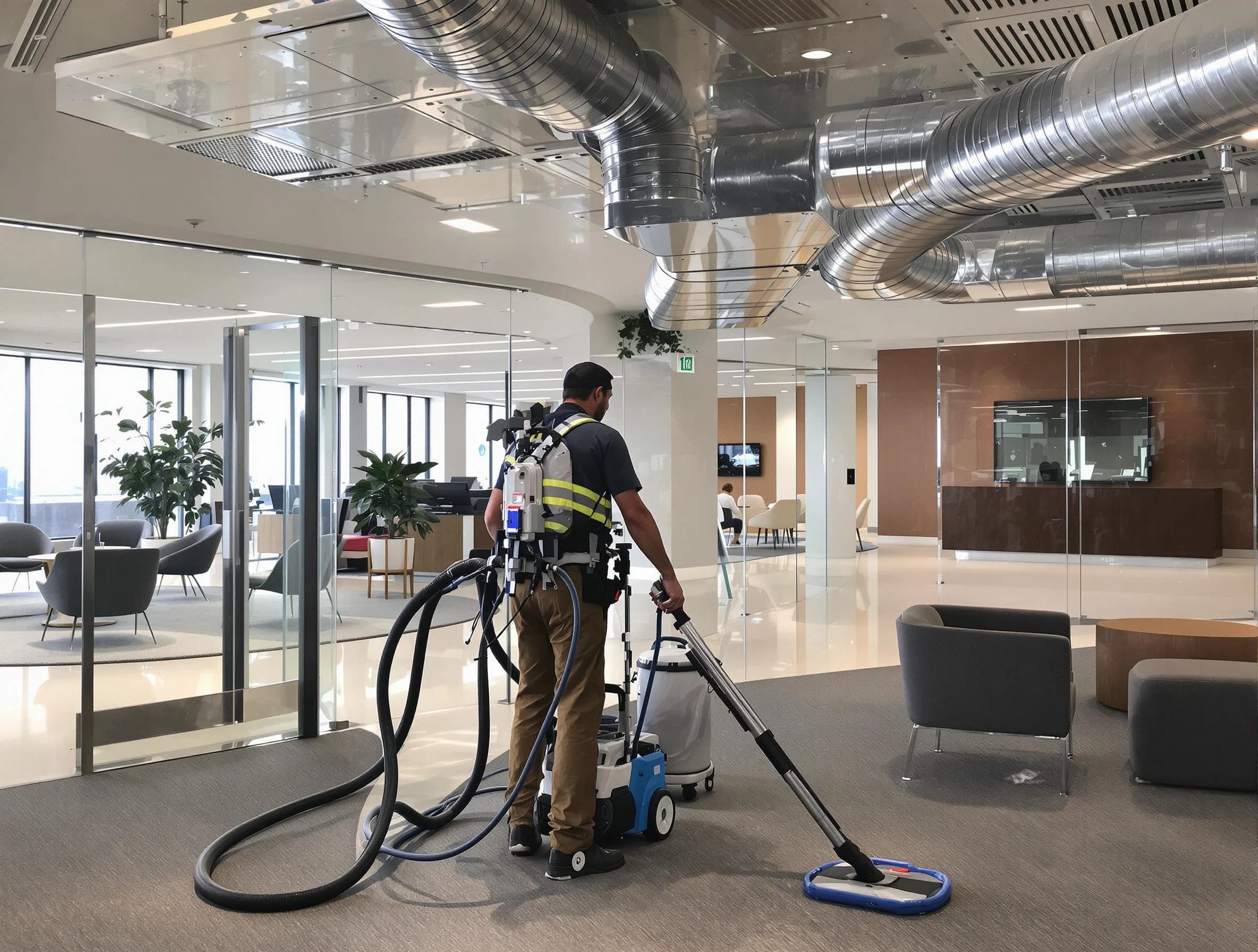 Commercial duct cleaning service by Tooele Air Duct Cleaning in Tooele