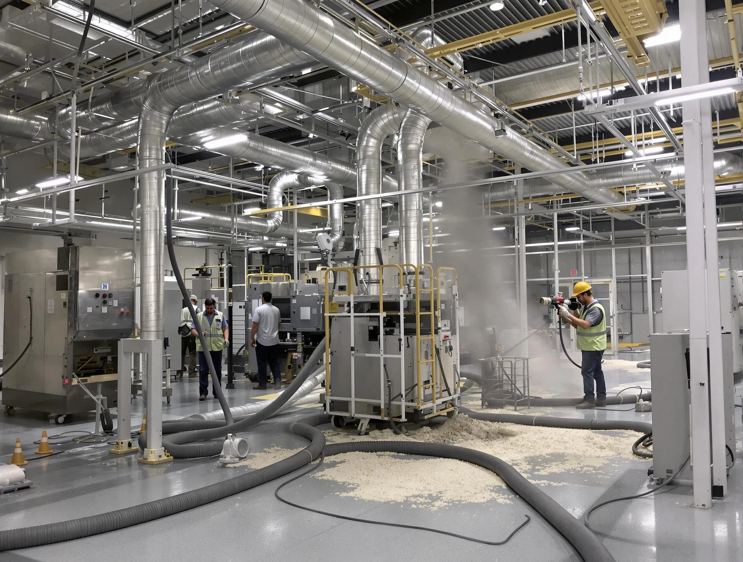 Heavy-duty industrial duct cleaning by Tooele Air Duct Cleaning in Tooele