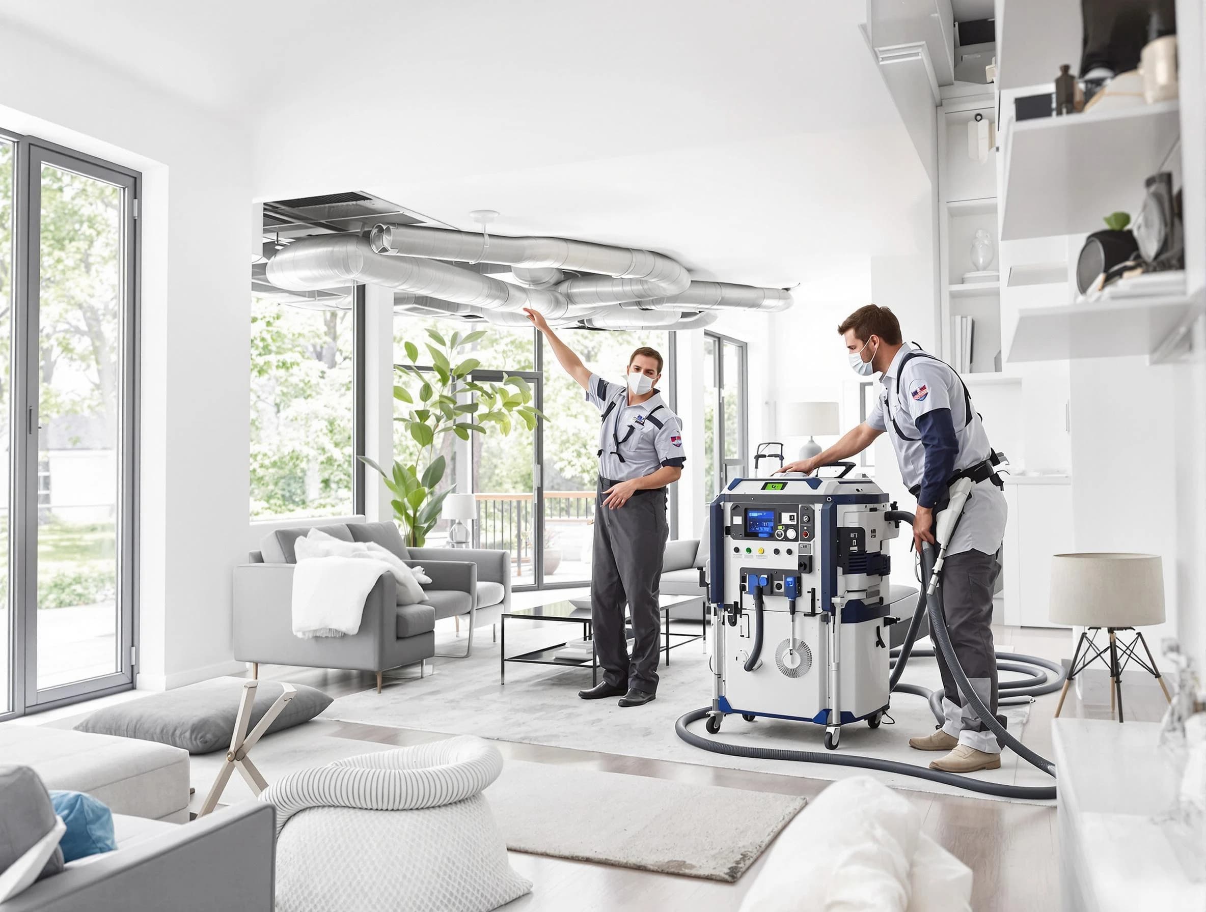 Tooele Air Duct Cleaning professional conducting pure air duct cleaning with state-of-the-art equipment in Tooele