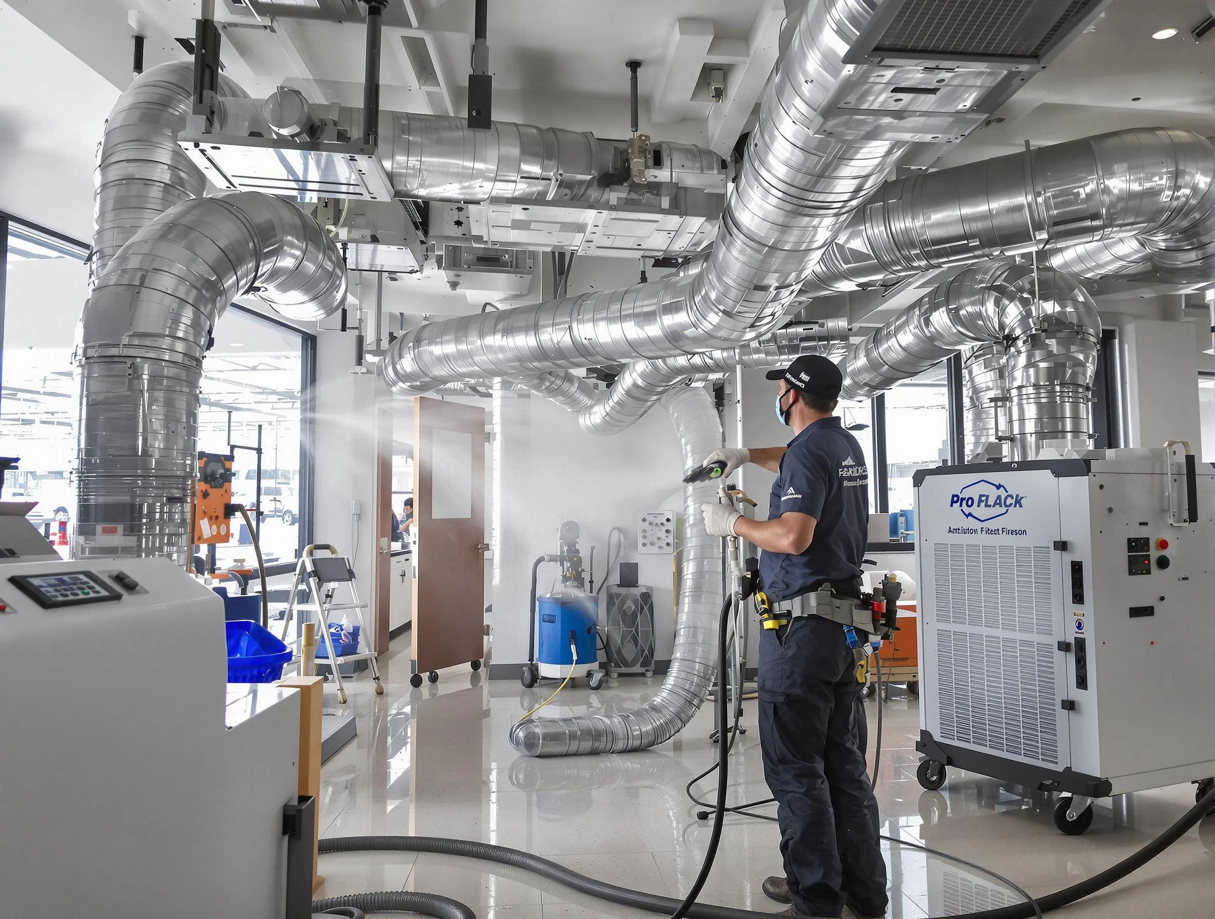 Negative Pressure Air Duct Cleaning in Tooele