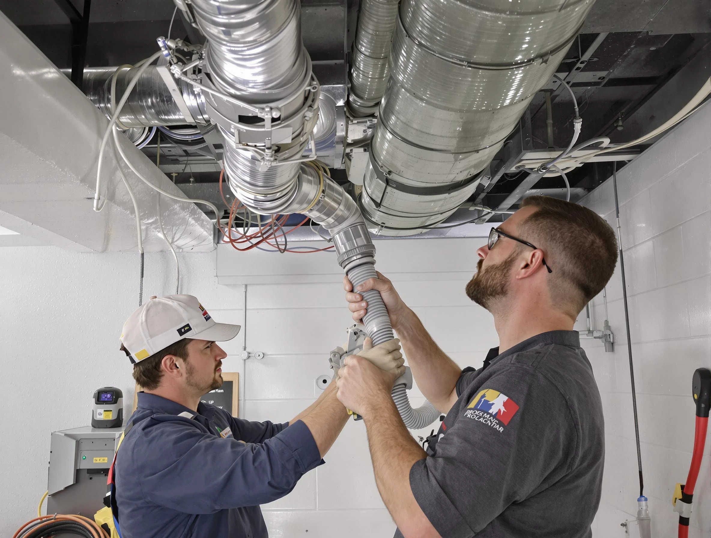 Tooele Air Duct Cleaning technician performing thorough AC duct cleaning in Tooele