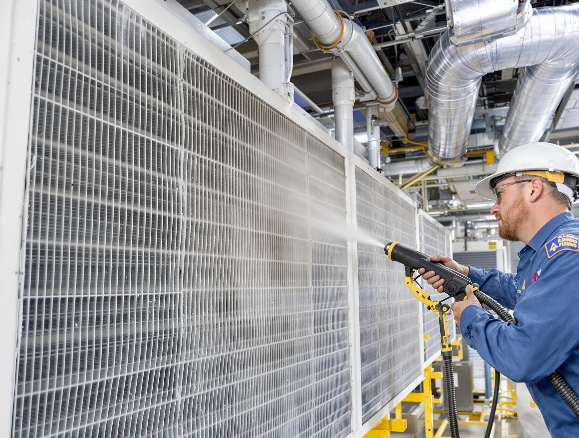 Professional commercial coil cleaning by Tooele Air Duct Cleaning in Tooele