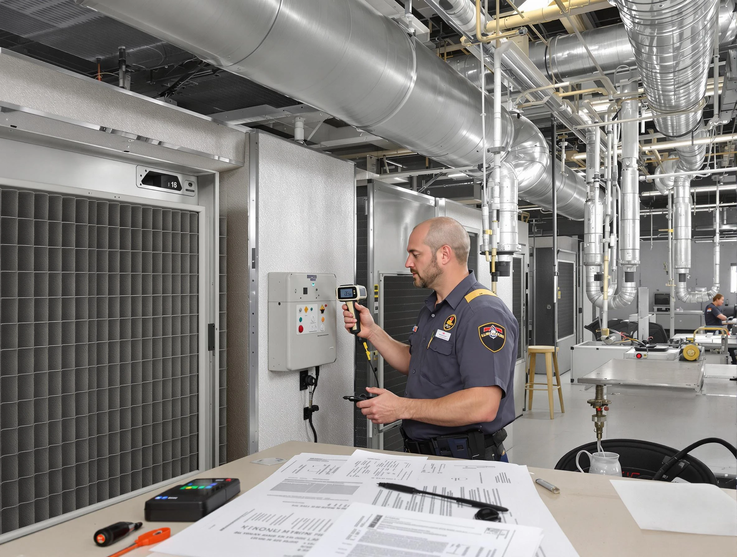 Professional filter system inspection by Tooele Air Duct Cleaning in Tooele